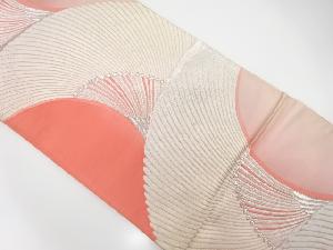 アンティーク　抽象花模様暈し袋帯（材料）